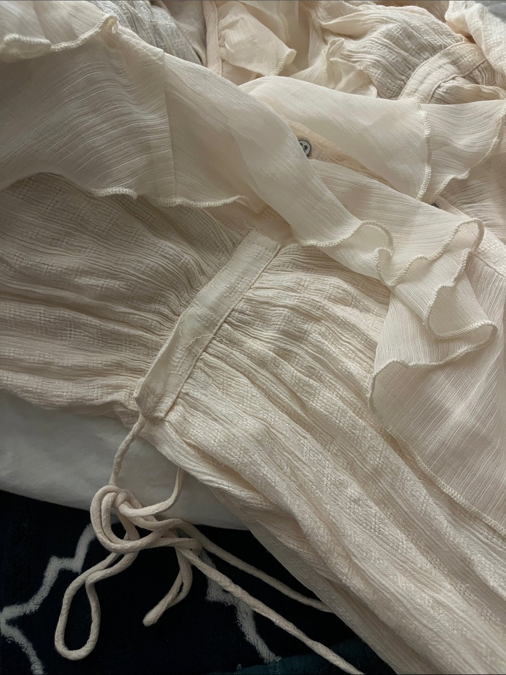 Read Description- Free People Isla Midi dress Medium - Picture 4 of 6